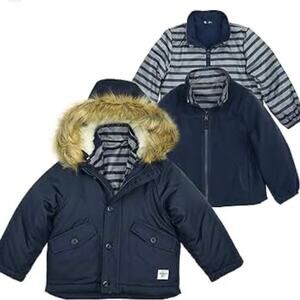 OshKosh B'gosh Boys' 4-in-1 Heavyweight Systems Jacket Coat size 4
